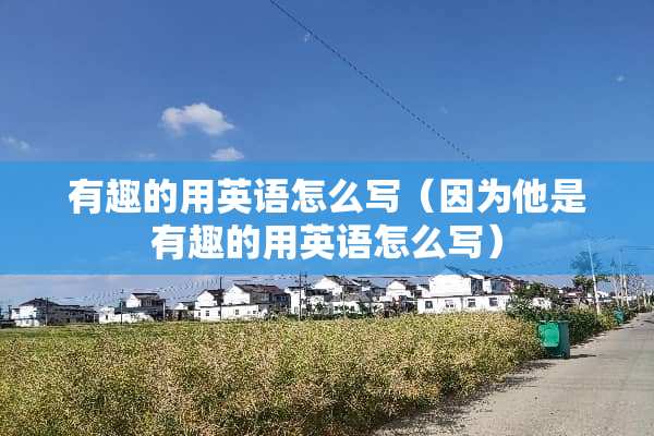 有趣的用英语怎么写（因为他是有趣的用英语怎么写）