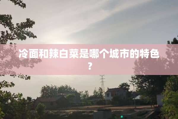 冷面和辣白菜是哪个城市的特色？