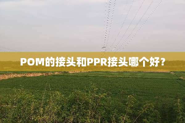 POM的接头和PPR接头哪个好？