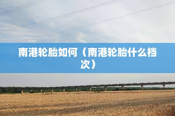 南港轮胎如何（南港轮胎什么档次）