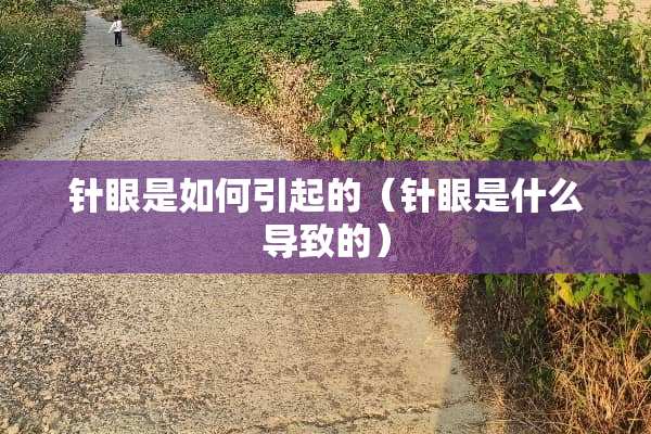 针眼是如何引起的（针眼是什么导致的）