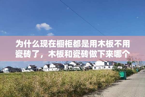为什么现在橱柜都是用木板不用瓷砖了，木板和瓷砖做下来哪个贵？