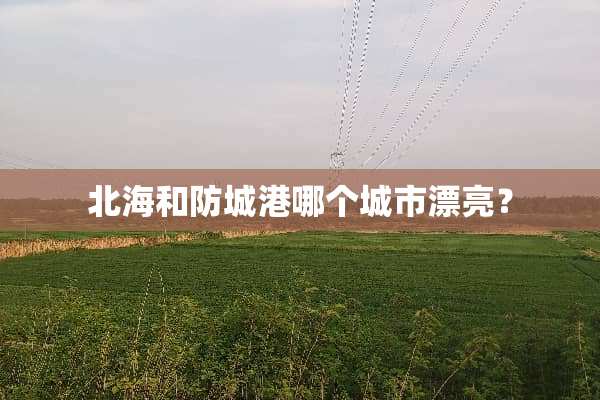 北海和防城港哪个城市漂亮？