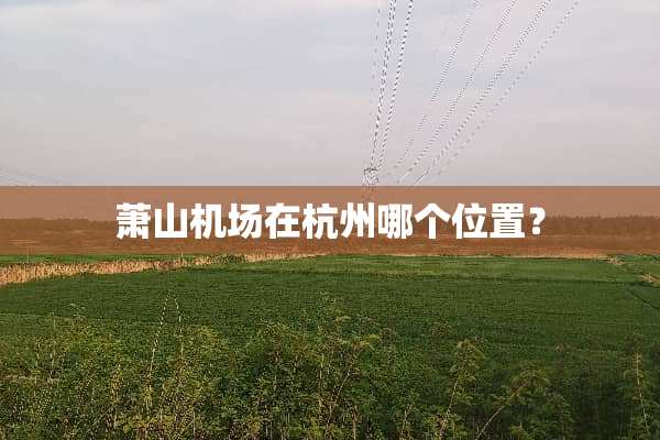 萧山机场在杭州哪个位置？