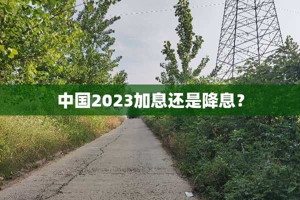 中国2023加息还是降息？
