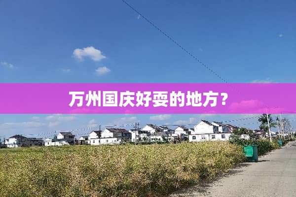 万州国庆好耍的地方？