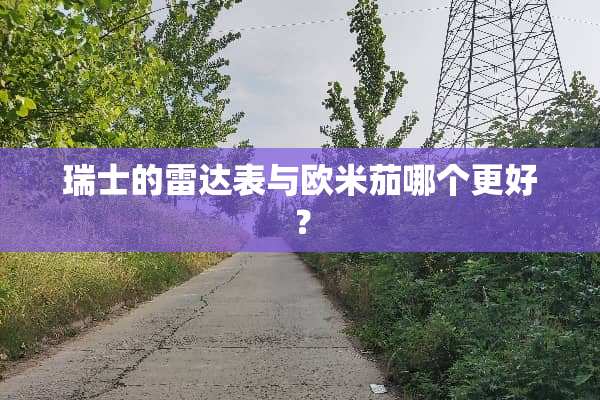 瑞士的雷达表与欧米茄哪个更好？