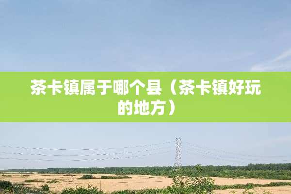 茶卡镇属于哪个县（茶卡镇好玩的地方）