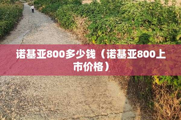 诺基亚800多少钱（诺基亚800上市价格）