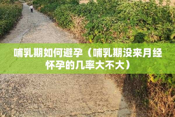 哺*期如何避孕（哺*期没来月经怀孕的几率大不大）