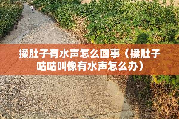 揉肚子有水声怎么回事（揉肚子咕咕叫像有水声怎么办）