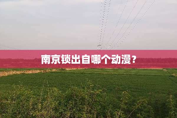 南京锁出自哪个动漫？