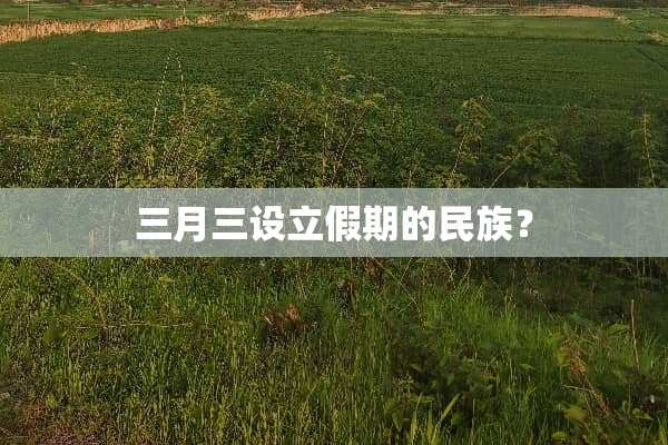 三月三设立假期的民族？