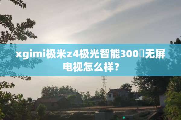 xgimi极米z4极光智能300吋无屏电视怎么样？