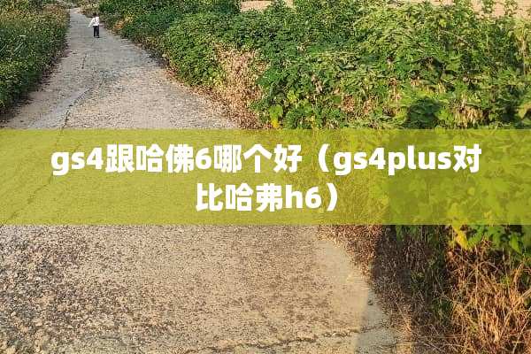 gs4跟哈佛6哪个好（gs4plus对比哈弗h6）
