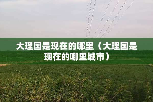 大理国是现在的哪里（大理国是现在的哪里城市）