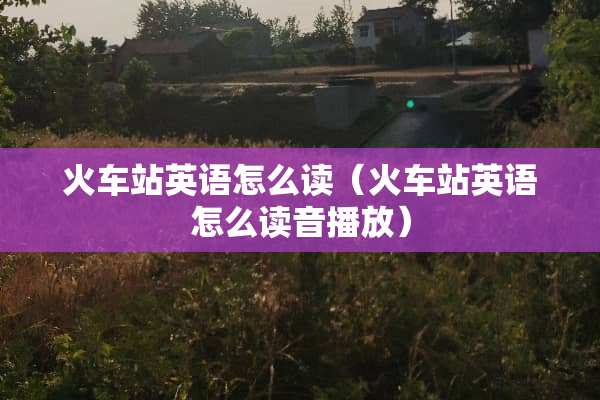 火车站英语怎么读（火车站英语怎么读音播放）
