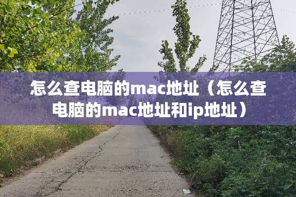 怎么查电脑的mac地址（怎么查电脑的mac地址和ip地址）