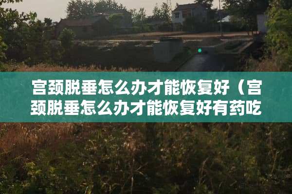 宫颈脱垂怎么办才能恢复好（宫颈脱垂怎么办才能恢复好有药吃的吗）