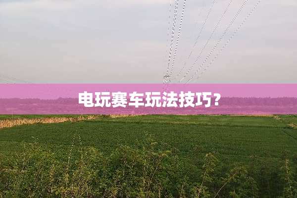 电玩赛车玩法技巧？