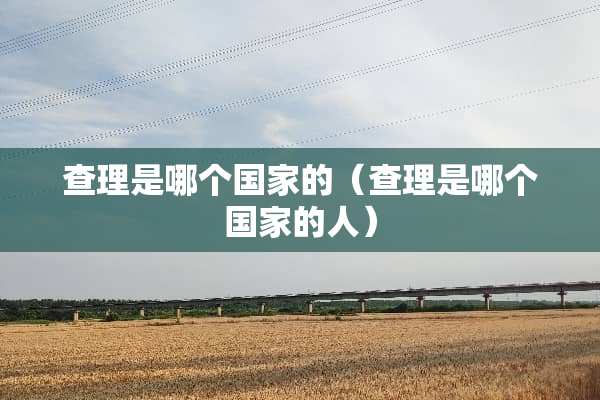查理是哪个国家的（查理是哪个国家的人）
