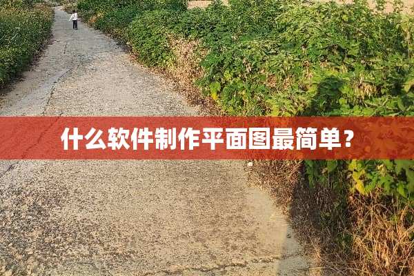 什么软件制作平面图最简单？