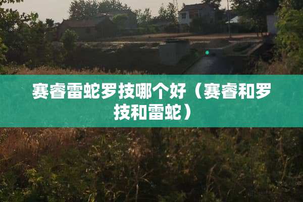 赛睿雷蛇罗技哪个好（赛睿和罗技和雷蛇）