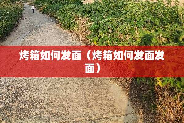 烤箱如何发面（烤箱如何发面发面）