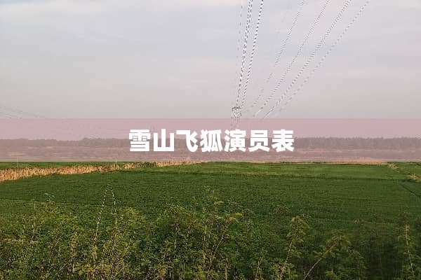 雪山飞狐演员表