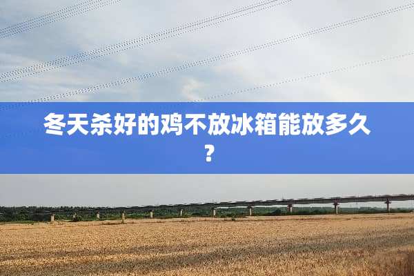 冬天杀好的鸡不放冰箱能放多久？