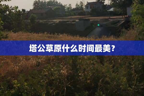 塔公草原什么时间最美？