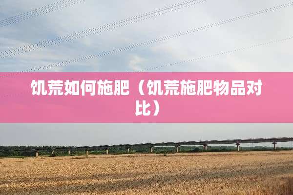 饥荒如何施肥（饥荒施肥物品对比）