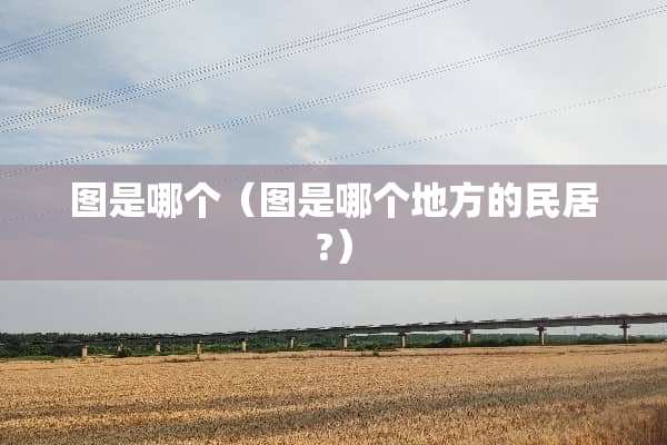 图是哪个（图是哪个地方的民居?）