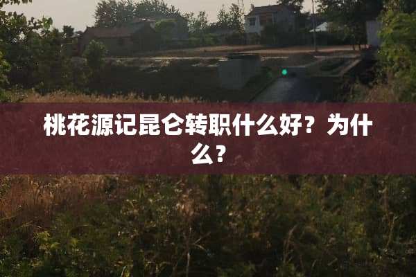桃花源记昆仑转职什么好？为什么？