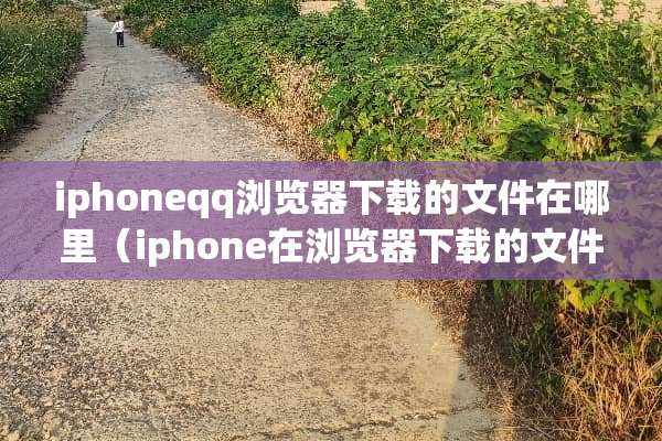 iphoneqq浏览器下载的文件在哪里（iphone在浏览器下载的文件在哪）