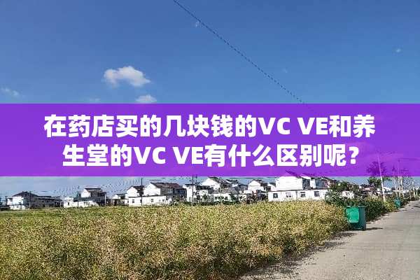 在药店买的几块钱的VC VE和养生堂的VC VE有什么区别呢？
