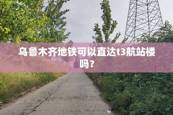 乌鲁木齐地铁可以直达t3航站楼吗？