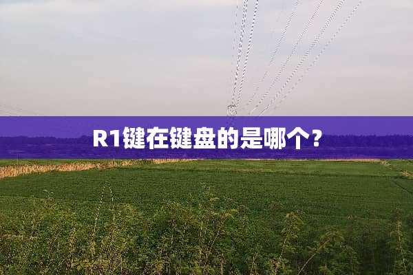 R1键在键盘的是哪个？