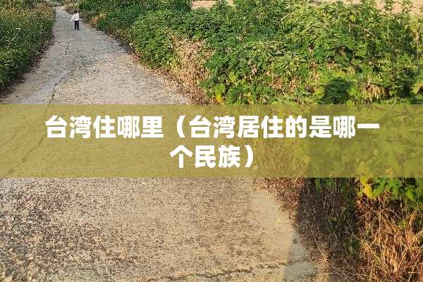 台湾住哪里（台湾居住的是哪一个民族）