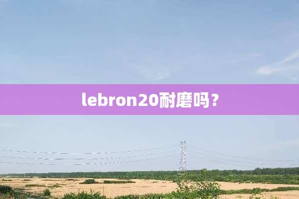 lebron20耐磨吗？