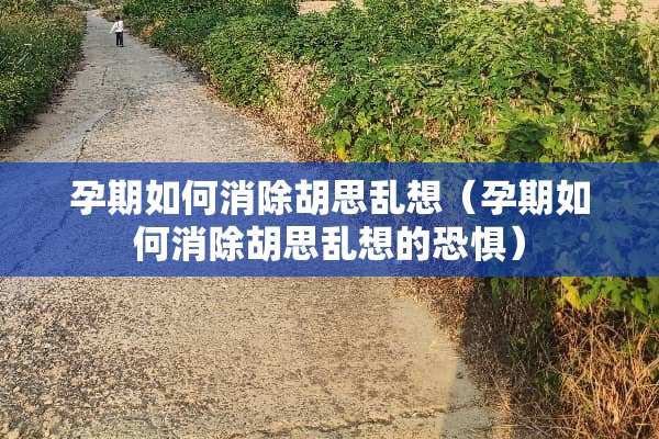 孕期如何消除胡思乱想（孕期如何消除胡思乱想的恐惧）