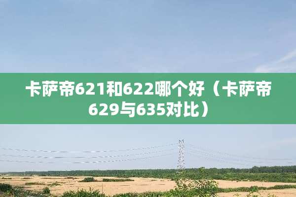 卡萨帝621和622哪个好（卡萨帝629与635对比）