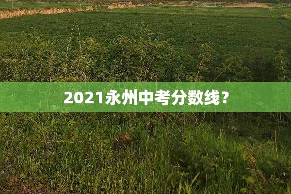 2021永州中考分数线？