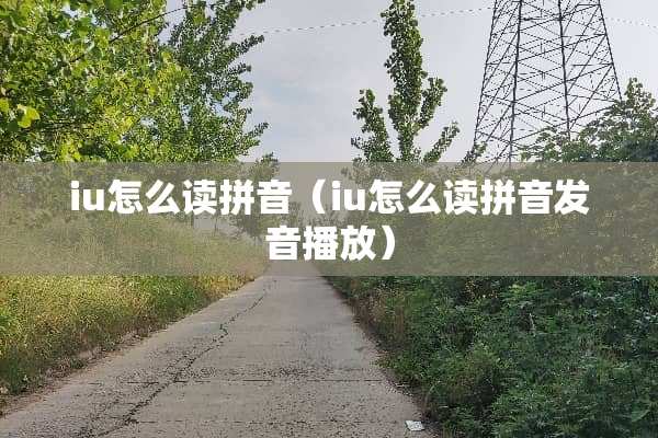 iu怎么读拼音（iu怎么读拼音发音播放）