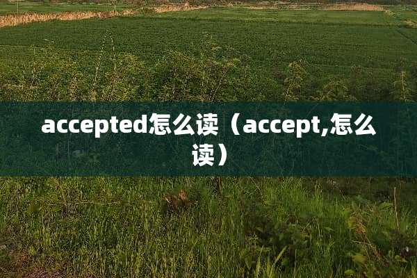accepted怎么读（accept,怎么读）