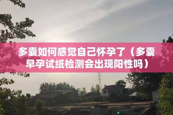 多囊如何感觉自己怀孕了（多囊早孕试纸检测会出现阳性吗）
