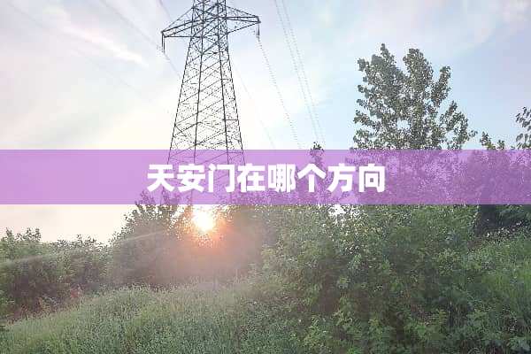 ***在哪个方向