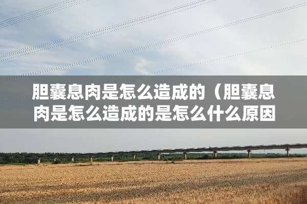 胆囊息肉是怎么造成的（胆囊息肉是怎么造成的是怎么什么原因造成的）