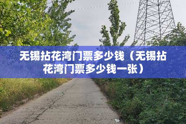 无锡拈花湾门票多少钱（无锡拈花湾门票多少钱一张）