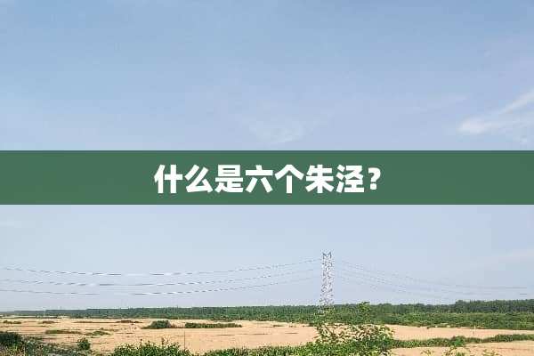 什么是六个朱泾？